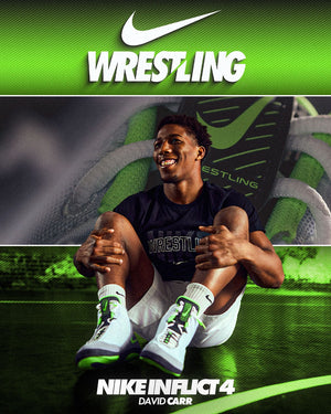 Die Nike Inflict 4 Ringerschuhe überzeugen im Training mit ihrer leichten Bauweise, atmungsaktiven Materialien und einer griffigen Gummisohle – ideal für Kampfsportarten wie MMA, Grappling und Ringen, bei denen Höchstleistung zählt.