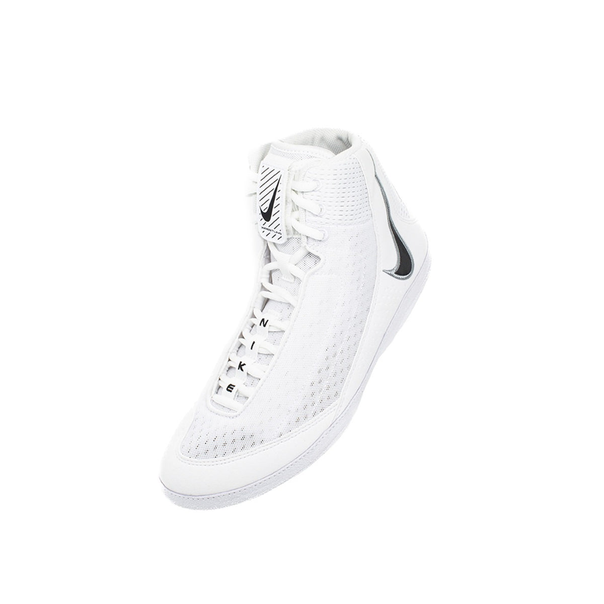 Mit den Nike Inflict 4 in Weiß erhältst du einen professionellen Ringerschuh für dein Kampfsport-Training. Leicht, atmungsaktiv und stabil – ideal für MMA, Grappling und Ringen.