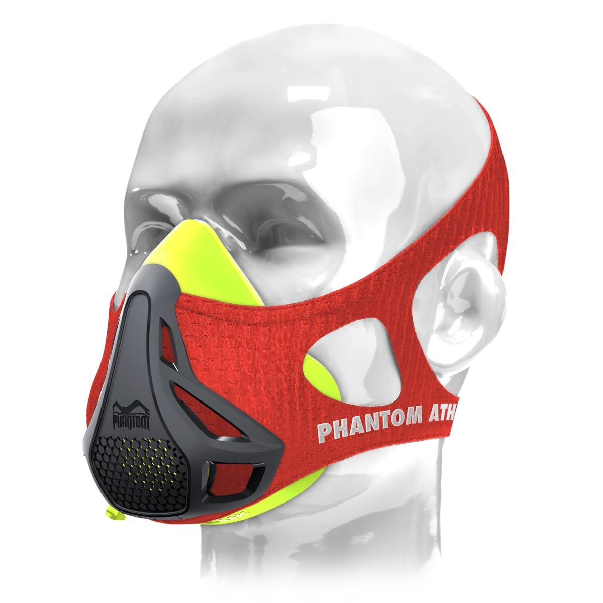 Die Phantom Trainingsmaske in der Mystery Version. Lass dich von der Farbe überraschen. Ideales Trainingsgerät um deine Fitness auf das nächste Level zu heben. Hier in Rot/Neon. 