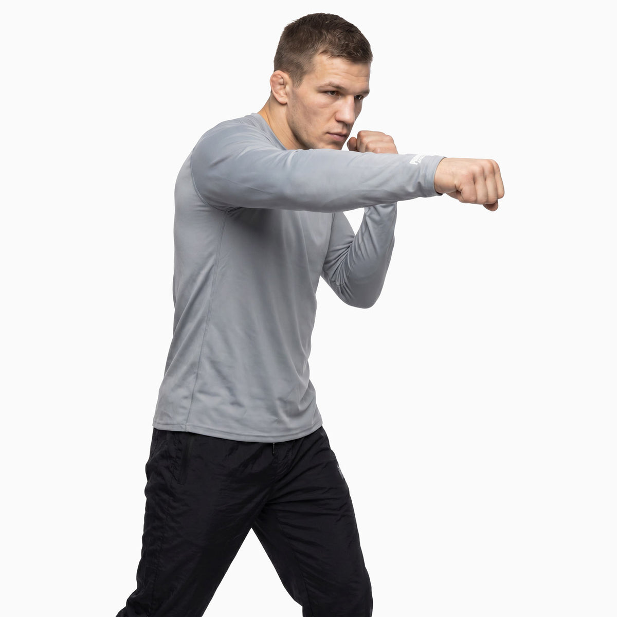 Trainingsshirt Tactic - Langarm - Grau