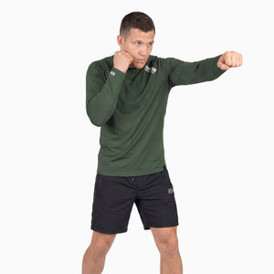 Trainingsshirt Tactic - Langarm - Grün