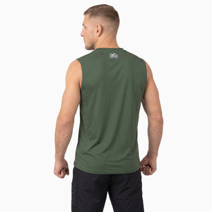 Trainingsshirt Tactic - Ärmellos - Grün