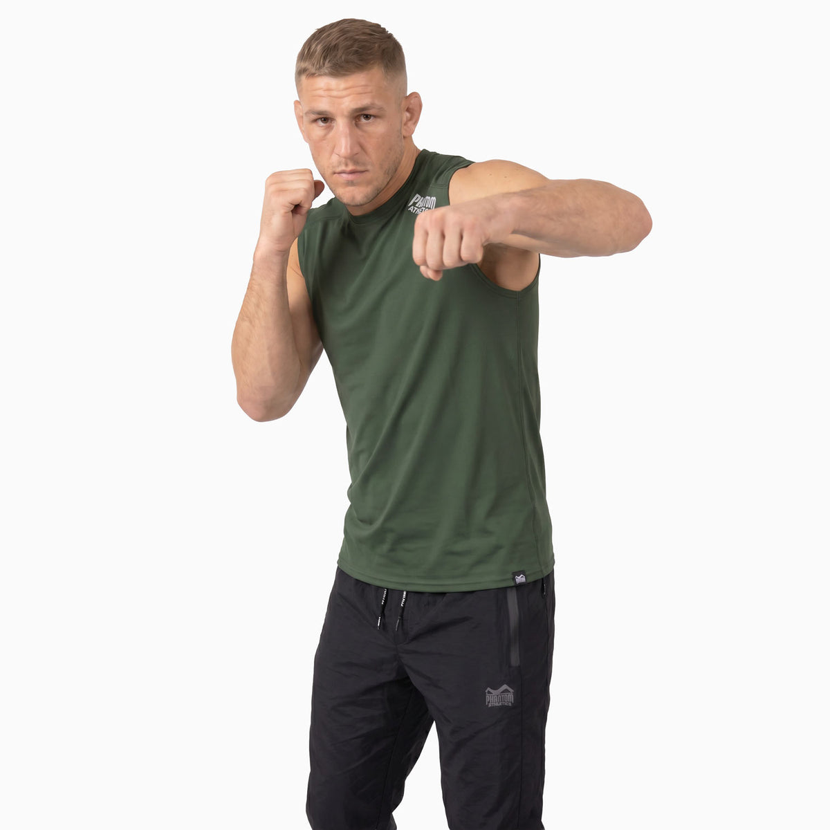 Trainingsshirt Tactic - Ärmellos - Grün