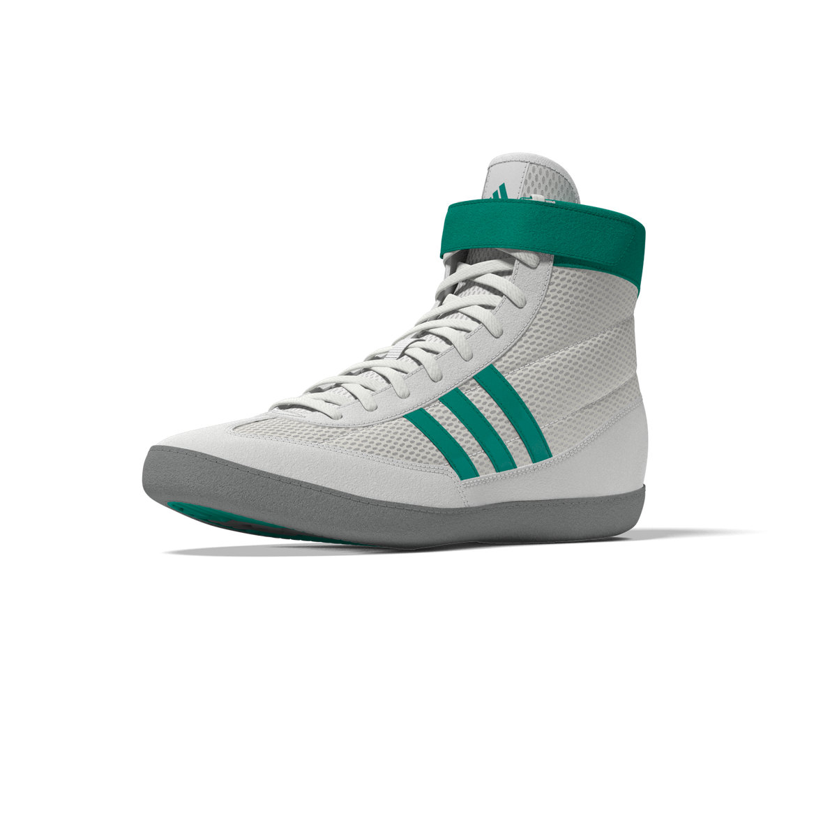 Hochwertige Kampfsportschuhe von Adidas für Wrestling, Jiu-Jitsu und Muay Thai mit rutschfester Sohle und optimaler Bewegungsfreiheit.