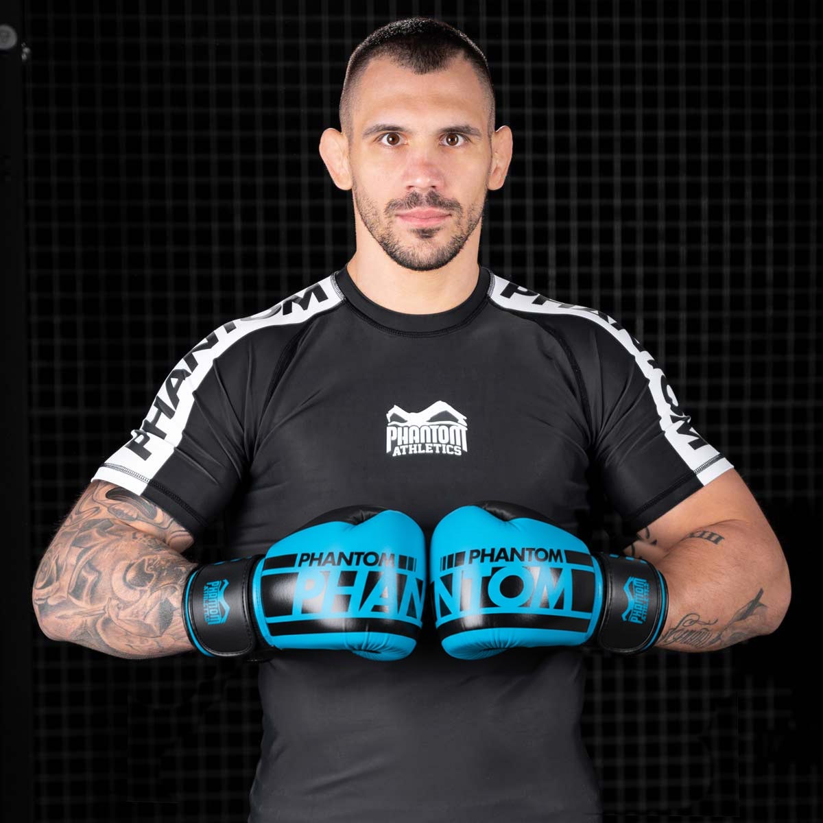 fishdom blauer handschuh Profi Boxhandschuhe PHANTOM APEX | für MMA & Thai Boxen