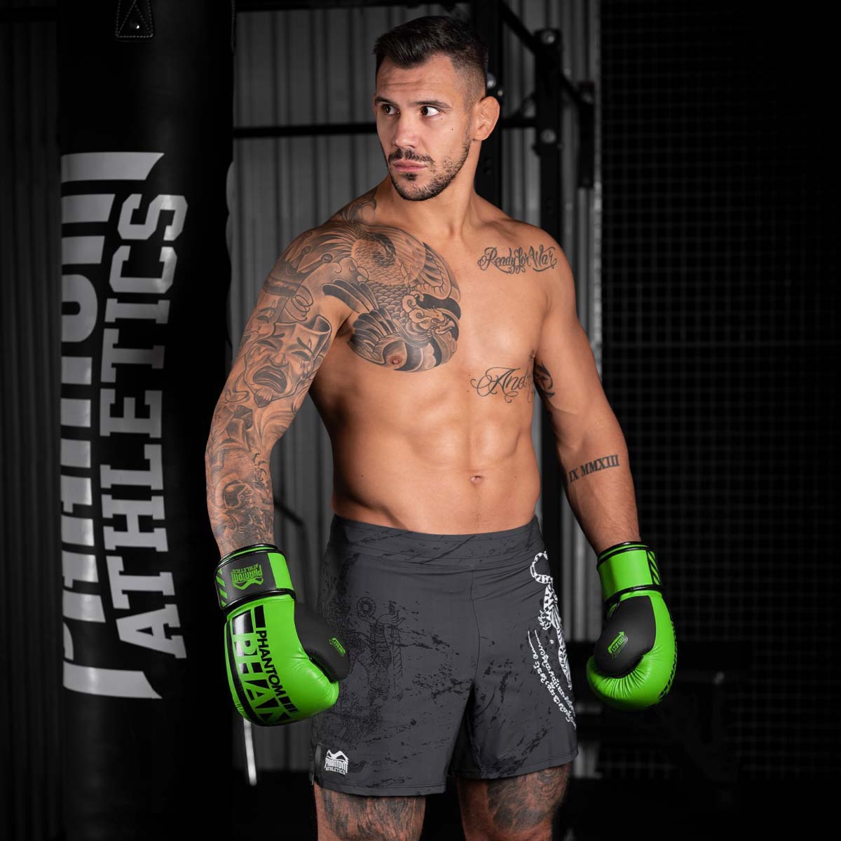 Top Ten Combattere i guanti di boxe neri/verdi da Top Ten Combattere i guanti di boxe neri/verdi da