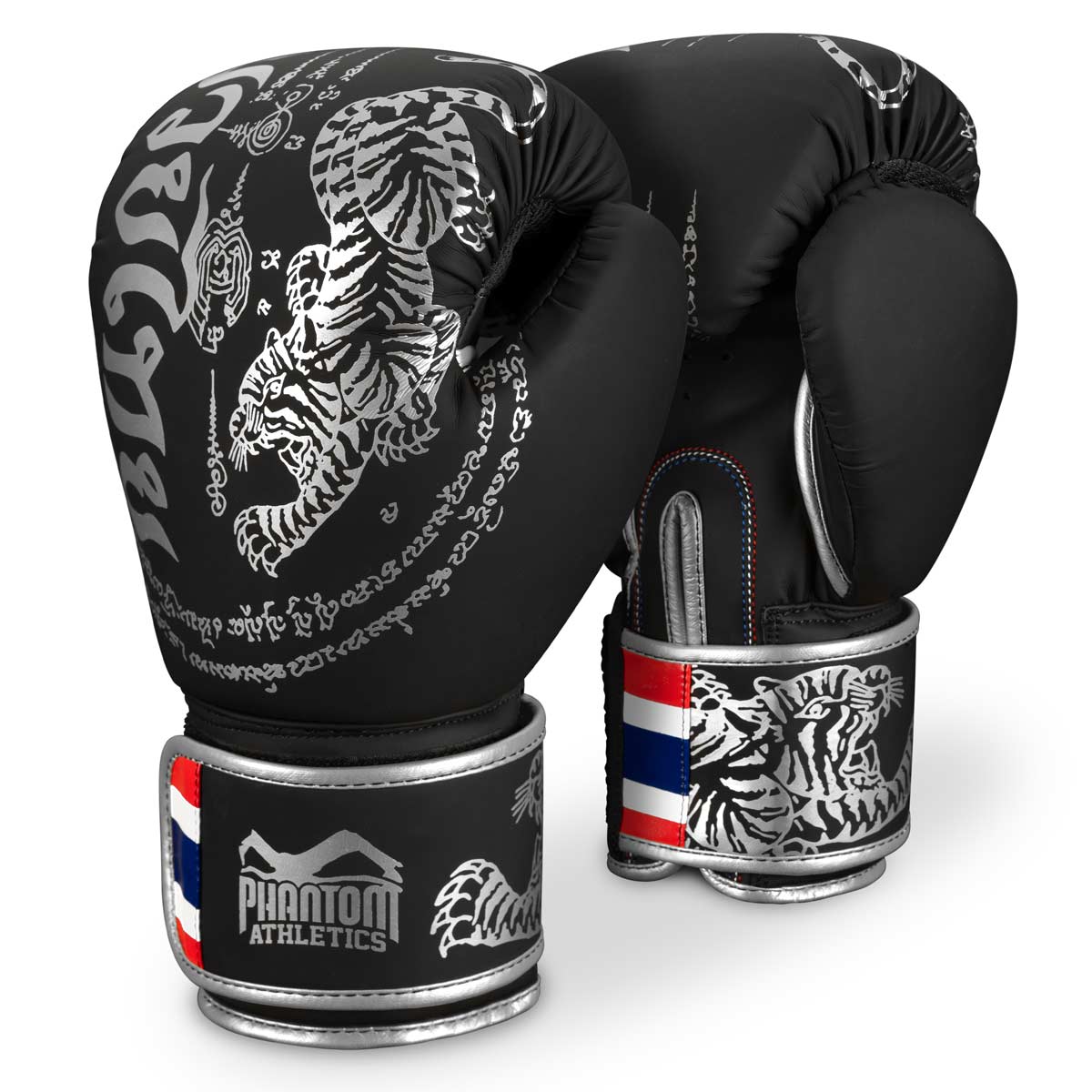 Edle Muay Thai Boxhandschuhe in limitierter Silber-Edition, inspiriert von der Tradition des Thaiboxens in Thailand. Bieten maximale Stabilität und Schutz bei Training und Wettkampf.