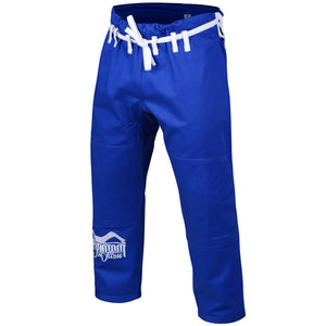 Blauer BJJ Anzug von Phantom Athletics mit sportlichem Schnitt und widerstandsfähigem Gewebe – perfekt für tägliches Training, intensive Roll-Sessions und Turniere.
