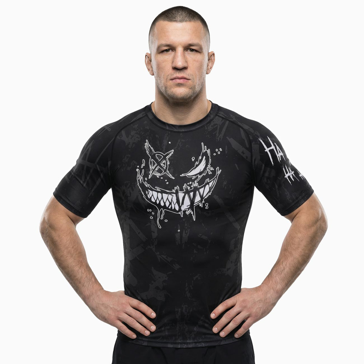 Rashguard EVO Two Serious - Schwarz