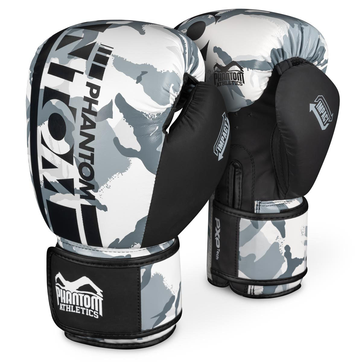 Professional boxing gloves PHANTOM winter camo for MMA Thai