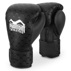 Phantom Athletics ELITE Black Boxhandschuhe bieten durch hochwertige PU-Oberfläche und ergonomisches Design maximalen Komfort und Schutz für intensives Boxtraining und Sparring.