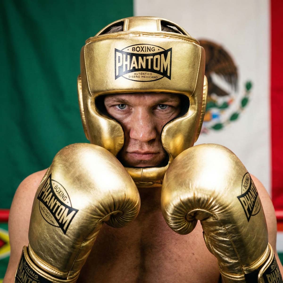 Die Phantom Athletics Mexico Boxhandschuhe im edlen Gold-Design verbinden klassisches Kampfsport-Feeling mit moderner Technologie für anspruchsvolles Training. Ideal für Sandsack, Pratzenarbeit und Sparring, bieten sie zuverlässigen Halt und konstant hohe Leistung.