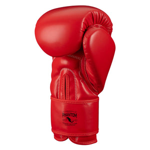 Mexican-inspirierte Boxhandschuhe von Phantom Athletics in Rot – vereinen traditionellen Stil mit moderner Funktion. Verstärkter Handgelenkbereich garantiert maximale Stabilität beim Sparring oder Wettkampf.