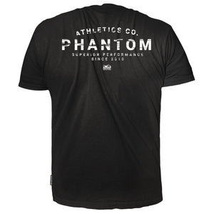 Schwarzes Oversize-Kampfsportshirt „Superior“ von Phantom Athletics – ideal für MMA, Boxen und Kickboxen Training. Lockere Passform und hochwertiges Material bieten optimalen Tragekomfort bei intensiven Trainingseinheiten.