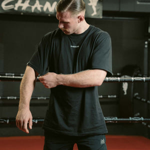 Phantom Athletics Oversize Shirt Superior Schwarz – perfekt für MMA, Jiu-Jitsu, Boxtraining & mehr.