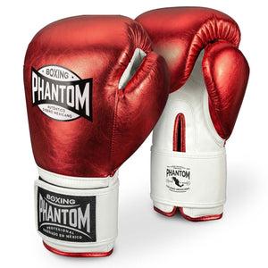 Boxhandschuhe MEXICO - Rot/Weiß