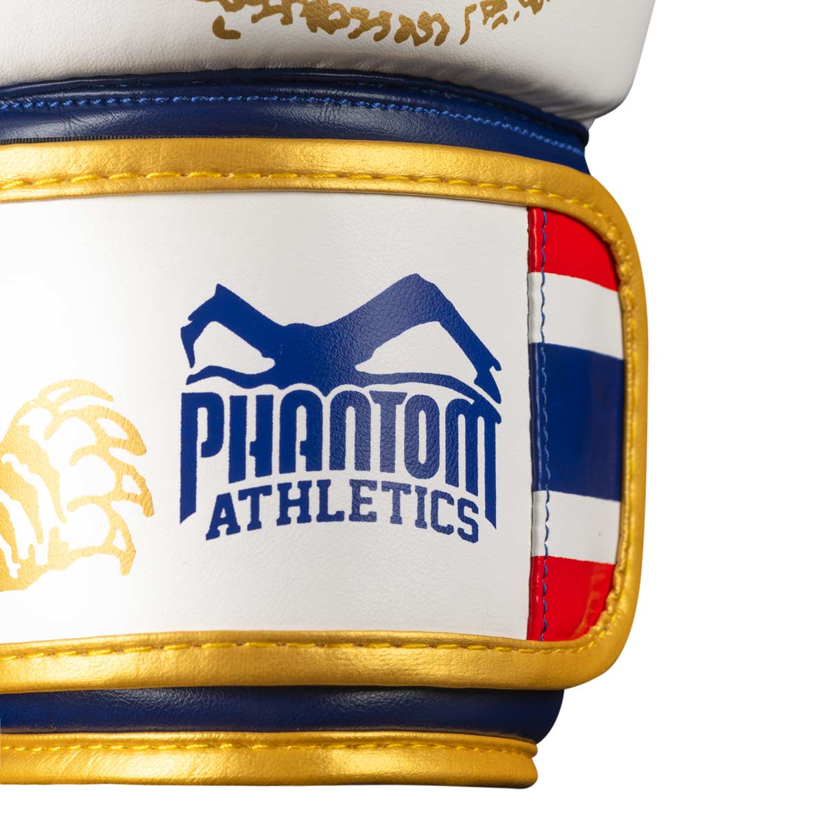 Die Phantom Sak Yant Muay Thai Boxhandschuhe wurden mit vielen kleinen thailändischen Details versehen und hervorragend verarbeitet. 