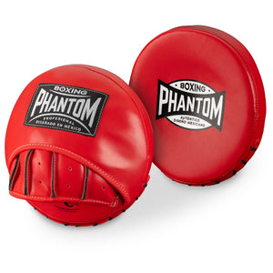 Phantom Athletics Focus Pads „Mexico Red“ – hochwertiges Trainingszubehör für Kampfsportler. Die robuste Verarbeitung und durchdachte Struktur bieten exzellenten Schutz bei intensiven Sparring- und Schlagkombinationen