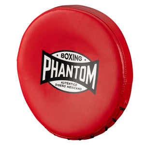 Rote Focus-Pads im stylischen „Mexico“-Design von Phantom Athletics – ideal für präzises Schlag- und Techniktraining im Boxen, Kickboxen oder MMA. Ergonomisch geformt für optimalen Handkomfort und Kontrolle.