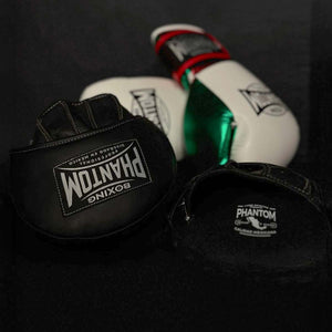 Phantom Athletics Handpratzen Mexico Schwarz, perfekt für Schlagtraining im Kampfsport, Boxen, Kickboxen und MMA.