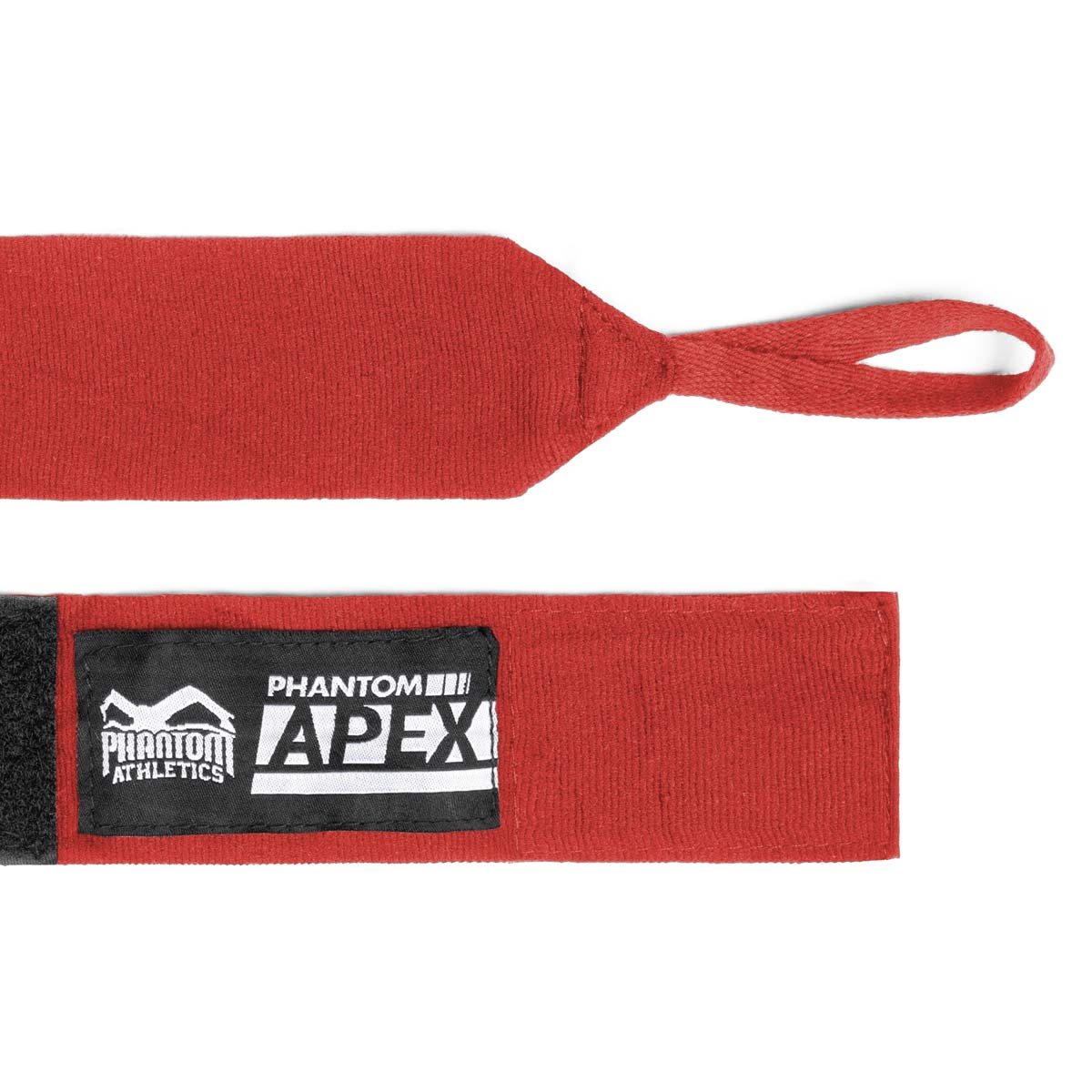 Phantom Boxbandagen für Kampfsport Training und Wettkampf. In der Farbe rot und in 2 verschiedenen Längen. Halbelastisch für maximalen Halt und Tragekomfort.