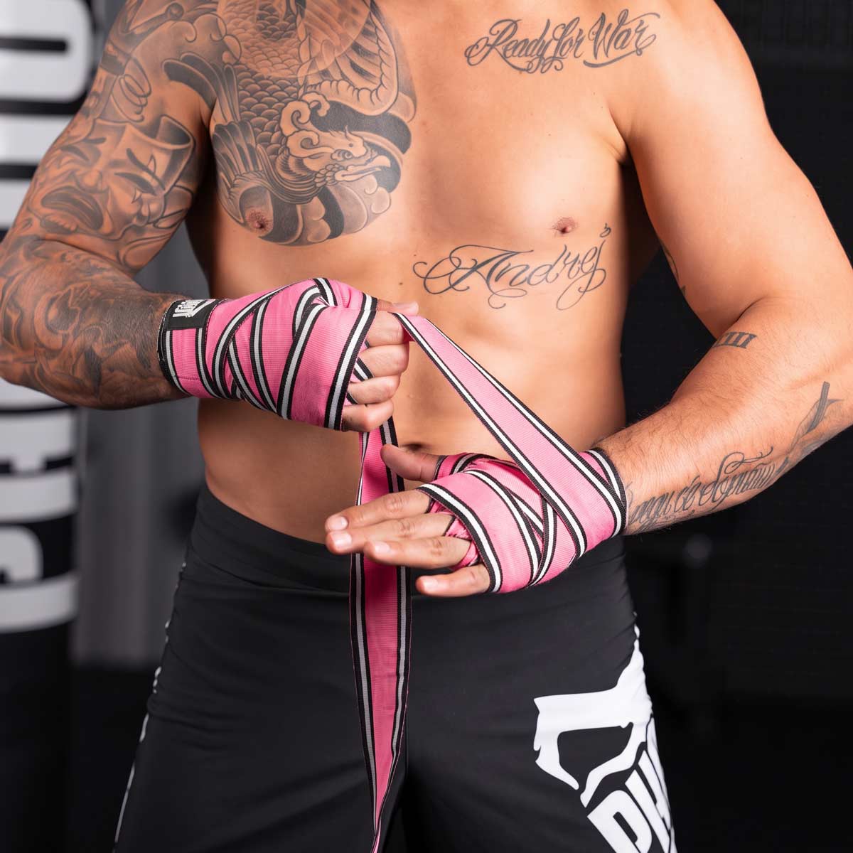 Boxbandagen MT-Pro (250/450 cm) - Pink
