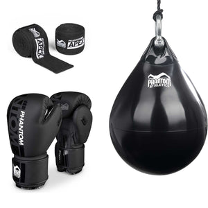 Das Boxsack-Set Hydro von Phantom Athletics bietet dir ein komplettes Trainingspaket zum Bestpreis. Es enthält einen hochwertigen Boxsack, strapazierfähige Boxhandschuhe und stabile Bandagen, ideal für dein Box- und Kampfsporttraining. Perfekt für Anfänger und Fortgeschrittene, die ihre Technik verbessern möchten.