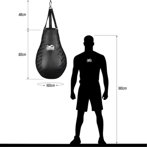 Mit dem Teardrop Bag von Phantom Athletics trainierst du realistische Schlag- und Tritttechniken. Seine kompakte Form erlaubt explosive Kombinationen und verbessert Timing sowie Präzision.
