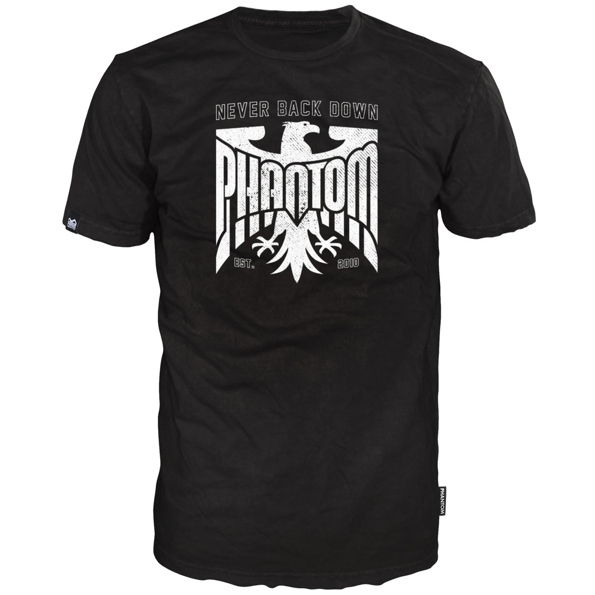 Phantom Athletics T‑Shirt Germany NBD in Schwarz – hochwertiges Kampfsport‑Shirt mit Adler‑Brust‑Print für MMA, Boxen und Kickboxen, ideal für Training und Lifestyle.