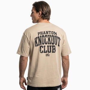 Oversize Heavy T-Shirt KNOCKOUT CLUB - Sand