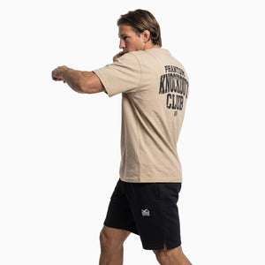 Oversize Heavy T-Shirt KNOCKOUT CLUB - Sand