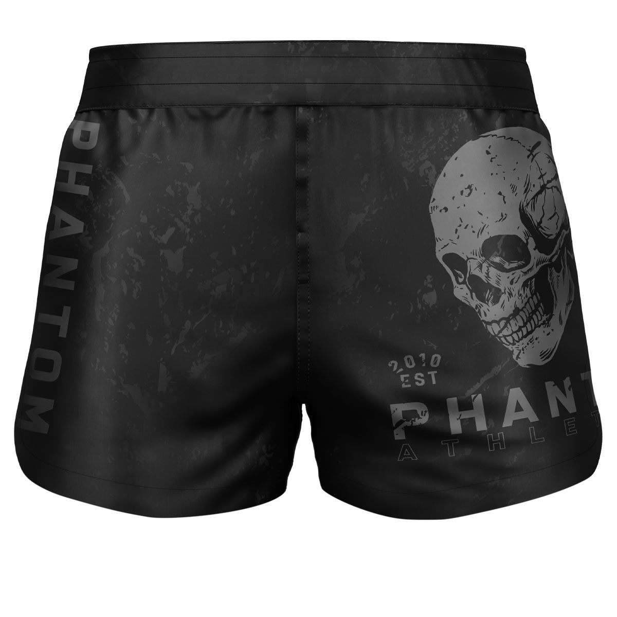 Phantom SKULL taistelushortsit. Ihanteelliset taistelushortsit kamppailulajeihin. Kallosuunnittelulla. Täydellinen MMA, Muay Thai, potkunyrkkeily, paini ja kamppailu.