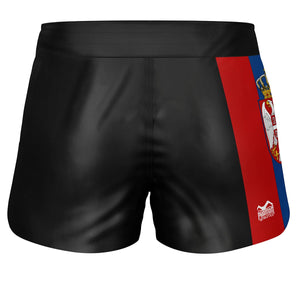 Fightshorts FUSION-R - Team Serbia - Schwarz