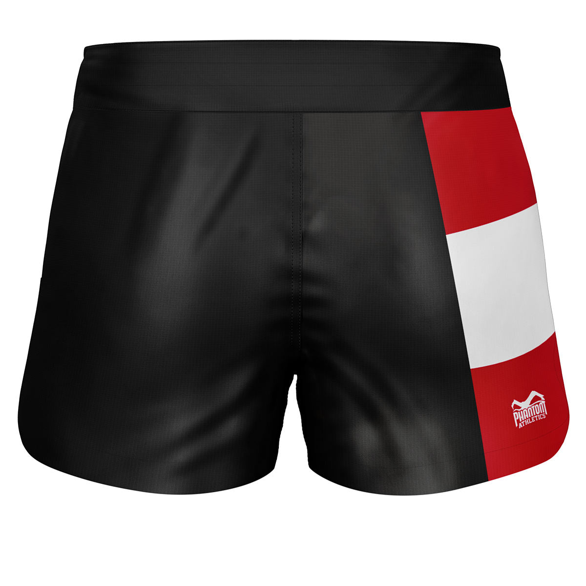 Die Phantom Athletics Fightshorts Fusion-R Team Austria stehen für höchste Qualität und Performance im Kampfsport. Ideal für Sparring, BJJ und Kickboxen bieten sie durch ihren athletischen Schnitt und das flexible Material volle Bewegungsfreiheit bei intensiven Trainingseinheiten.