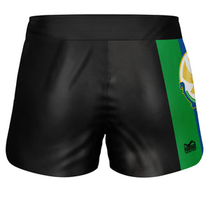 Mit den Phantom Athletics Fusion-R Team Dagestan Fightshorts bist du optimal ausgestattet für Sparring und anspruchsvolle Trainingseinheiten im Kampfsport. Der elastische Bund mit Klettverschluss und Kordelzug sorgt für sicheren Halt und Komfort bei jeder Bewegung im MMA und Kickboxen.