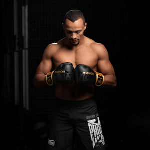 Hochwertige Kampfsportshorts von Phantom Athletics mit Deutschland-Motiv, ideal für intensives MMA- und Boxtraining. Entwickelt für Profis und ambitionierte Kämpfer, die auf Qualität und Funktion setzen.