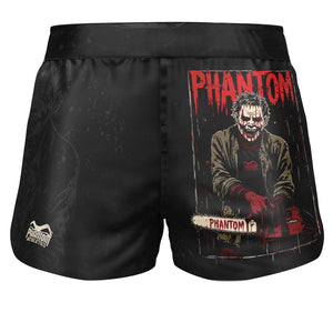 Hochwertige Fightshorts FUSION-R Chainsaw von Phantom Athletics – ultraleichtes Ripstop-Material und athletischer Schnitt für maximale Bewegungsfreiheit beim MMA, Muay Thai und Grappling.