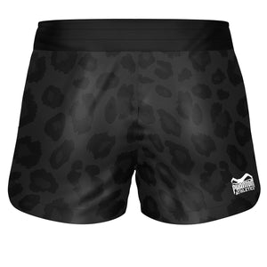 Die schwarzen Fusion Panther Fightshorts bestehen aus reißfestem und atmungsaktivem Material, das speziell für MMA und Muay Thai entwickelt wurde. Mit elastischem Hüftbund und Kordelzug bieten sie sicheren Halt und Komfort während jeder Trainingseinheit.

