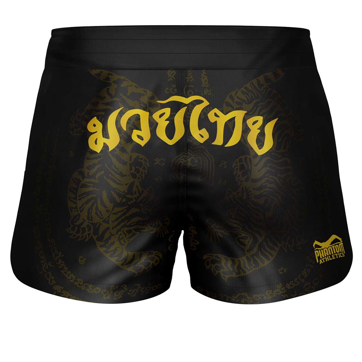 Die Phantom Athletics Fusion Muay Thai Fightshorts Schwarz/Gold bieten ein strapazierfähiges Design und optimalen Sitz. Perfekt für Muay Thai, Kickboxen und MMA-Training auf höchstem Niveau.