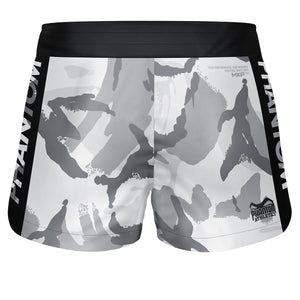 Die Phantom Athletics Fusion-R Fightshorts Whiteout sind ideal für anspruchsvolle MMA- und Kampfsport-Einheiten. Mit flexiblem Material und ergonomischem Schnitt für uneingeschränkte Performance bei Sparring und Grappling.