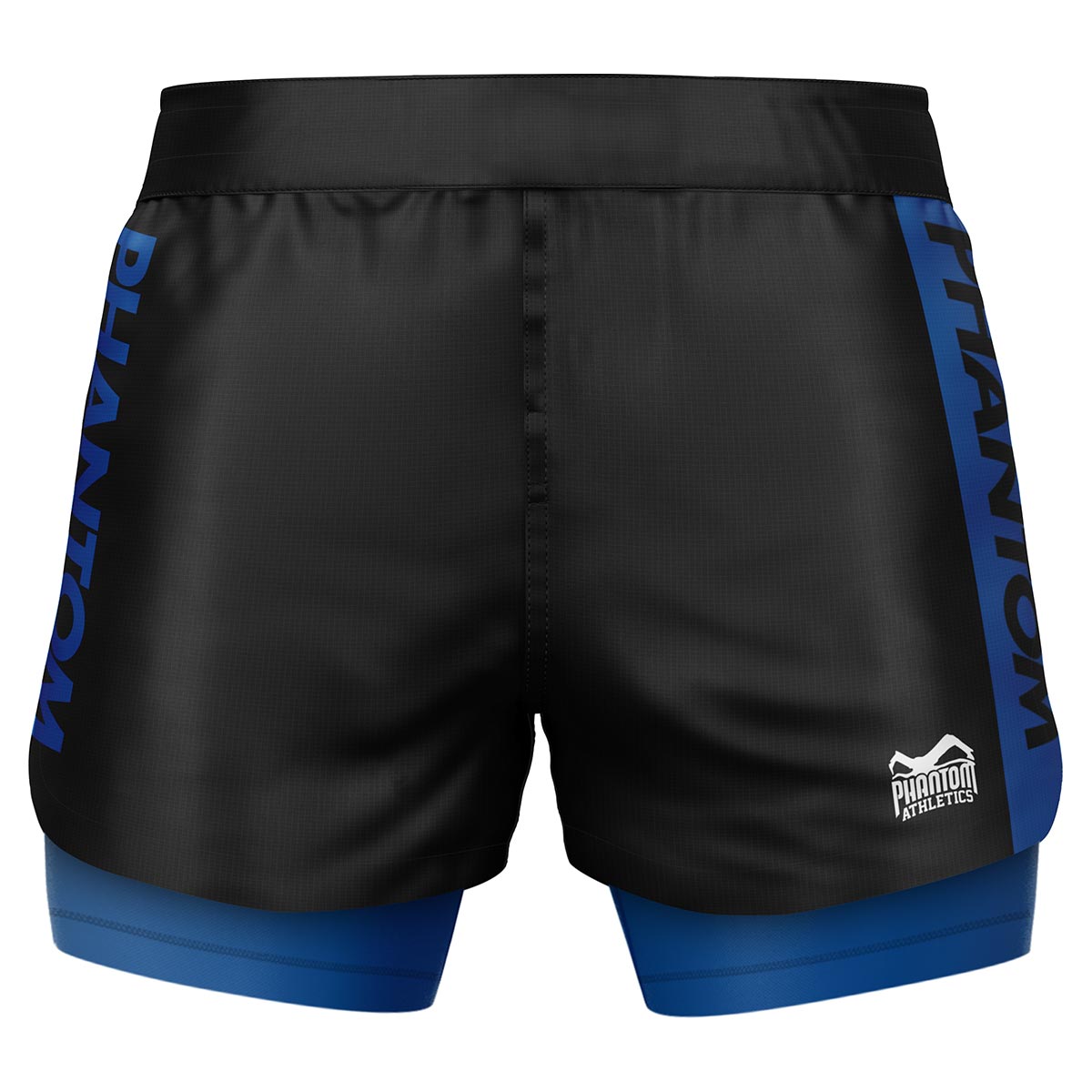 Fightshorts FUSION-R 2in1 RANKED - Schwarz