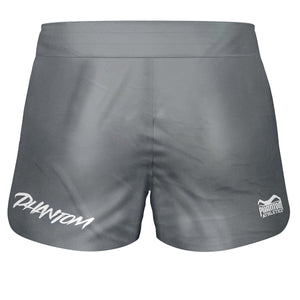 Phantom Athletics Fightshorts Fusion Ruthless – Grau – robuster und atmungsaktiver Trainingsteil mit athletischem Schnitt und überdurchschnittlicher Passform. Ideal für Profis und ambitionierte Kämpfer, die Wert auf Performance und Stil legen.
