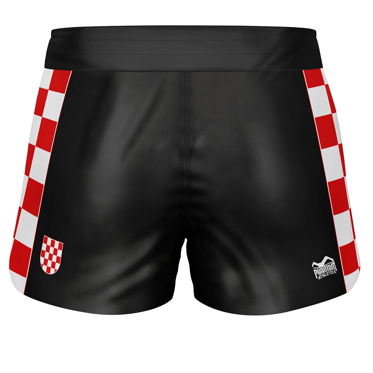 Fightshorts FUSION-R - Team Croatia - Schwarz