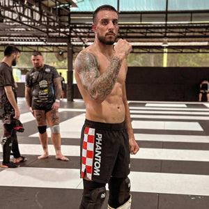 Fightshorts FUSION-R - Team Croatia - Schwarz