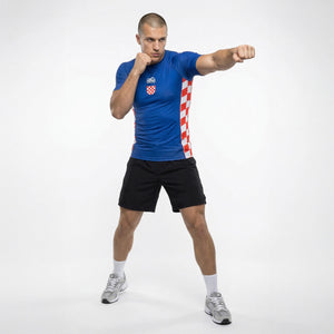 Rashguard Team Croatia - Blau