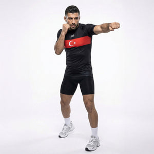 Rashguard Team Turkey - Schwarz