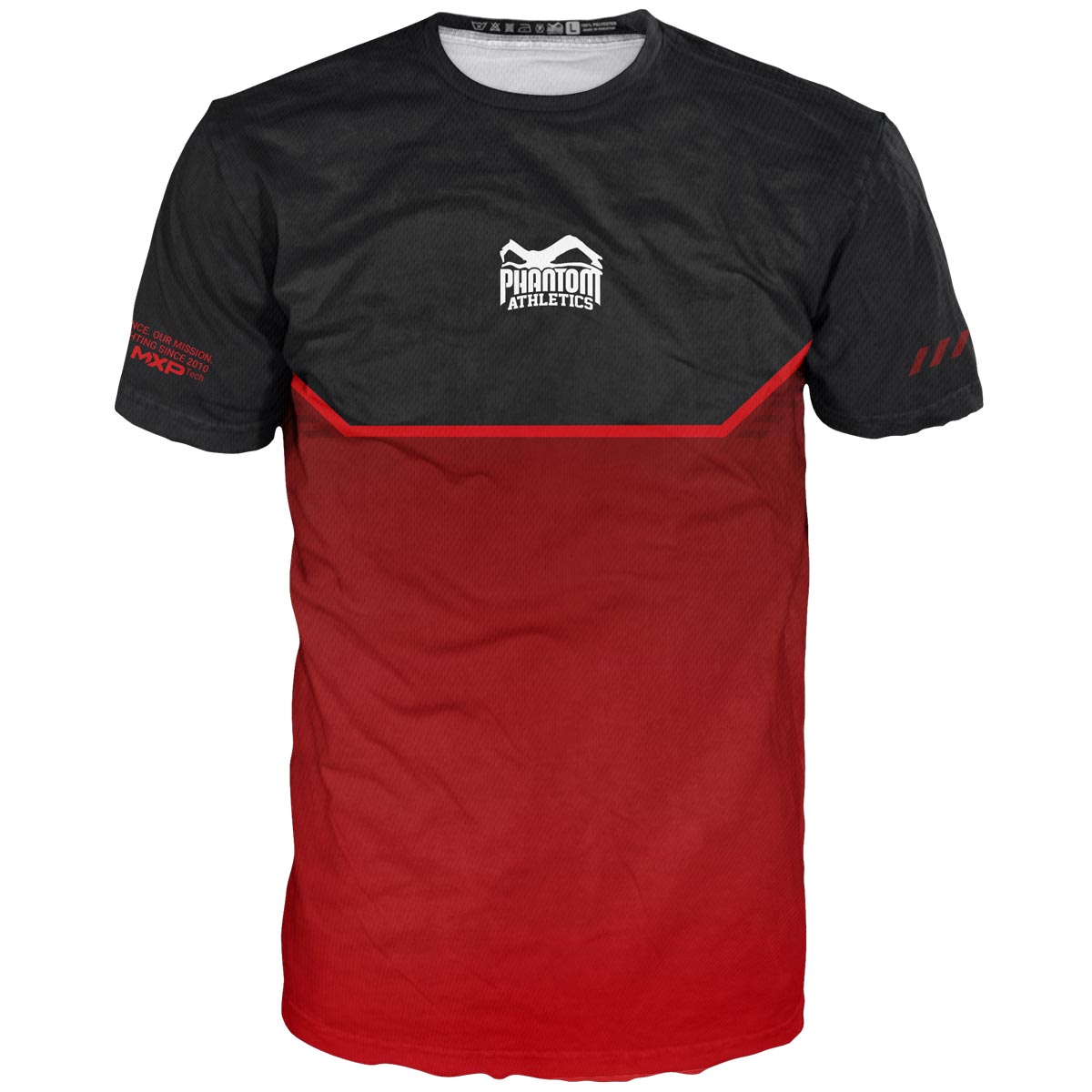 La nouvelle chemise d'arts martiaux Phantom EVO pour votre entraînement. Ultra confortable à porter et résistant à la transpiration. Maintenant dans l'édition RED limitée.