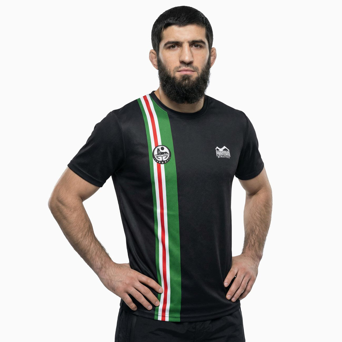 Trainingsshirt EVO+ Team Chechnya - Schwarz/Grün