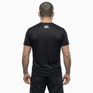 Performance-orientiertes Phantom Athletics Trainingsshirt Team Chechnya Schwarz-Grün mit reißfestem Material und sportlicher Passform für intensive Kampfsport-Sessions im Gym oder auf der Matte.