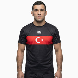 Trainingsshirt EVO+ Team Turkey - Schwarz